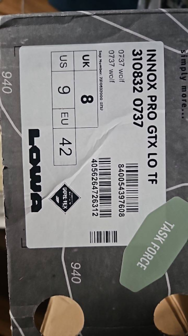 Тактичні кросівки Lowa Innox Pro GTX Lo TF. Розмір 42 Київ - фото 6