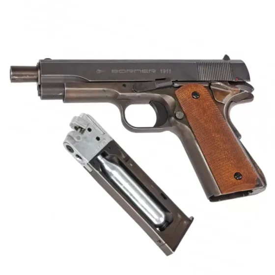Пневматический пистолет Borner 1911 Blowback Одеса
