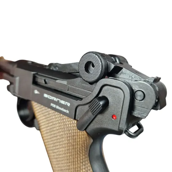 Пневматический пистолет Borner P-08 Blowback Одеса