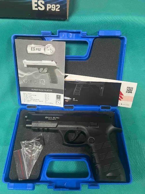 Пістолет пневматичний EKOL ES P92 4.5mm чорний Львів - фото 1