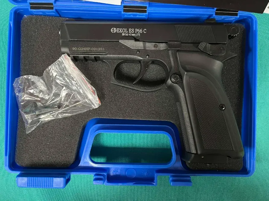 Пістолет пневматичний EKOL ES P66C 4.5mm чорний Львів - фото 8