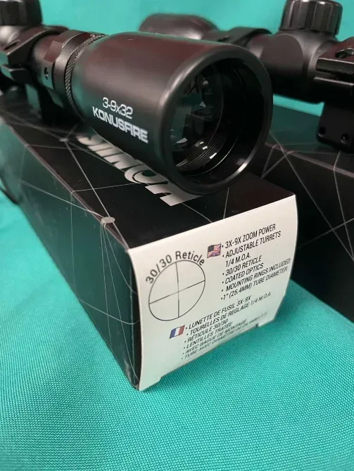 Оптичний приціл KonusFire 3-9x32 з кільцями 11мм Львів - фото 3