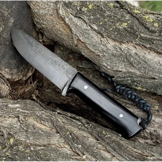 Ніж Помічник Black туристичний ручна робота сталь 65г Харків
