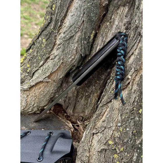 Ніж Помічник Black туристичний ручна робота сталь 65г Харків