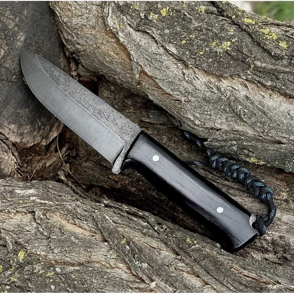 Ніж Помічник Black туристичний ручна робота сталь 65г Харків - фото 2