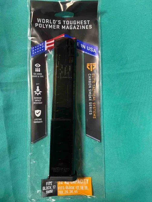 Магазини ETS Carbon Smoke (9mm) GEN 2 mag для Glock Львів - фото 5