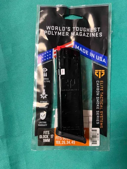 Магазини ETS Carbon Smoke (9mm) GEN 2 mag для Glock Львів - фото 1