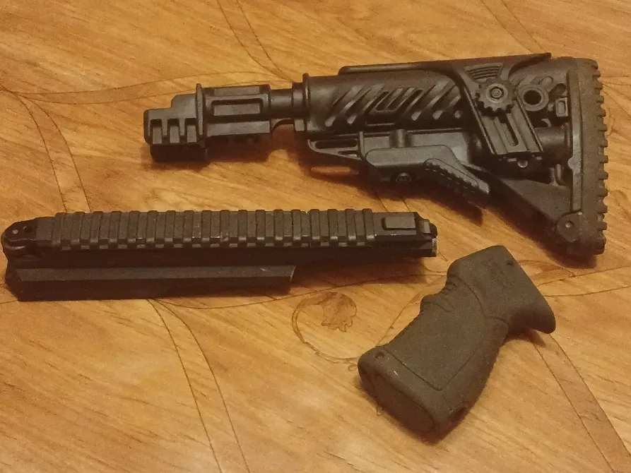 Обвіс до АК-74 (приклад, руків'я; кришка з Пікатіні FAB Defense) Запоріжжя - фото 1