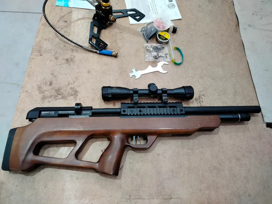 Продам комплект пневматическую винтовку Beeman 1357 + насос состояние нового Харків - фото 2