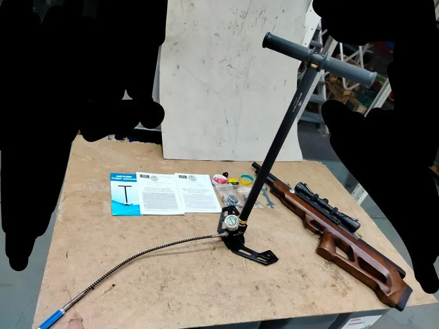 Продам комплект пневматическую винтовку Beeman 1357 + насос состояние нового Харків - фото 1
