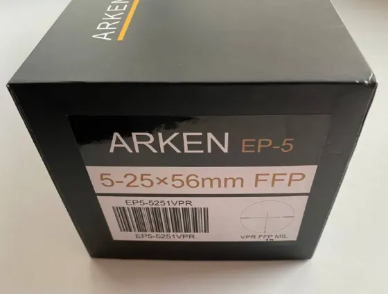 Оптичний приціл Arken Optics EP-5 5-25x56 FFP сітка VPR-MIL Київ