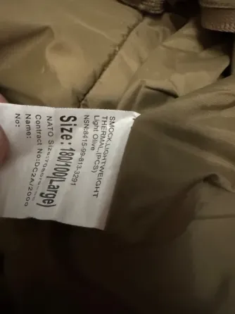 Анорак британський PCS Lightweight Thermal Smock 180/100 Вінниця