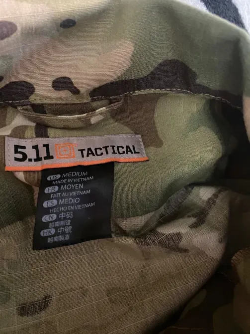 Сорочка тактична 5.11 tdu “m” мультикам Вінниця - фото 5