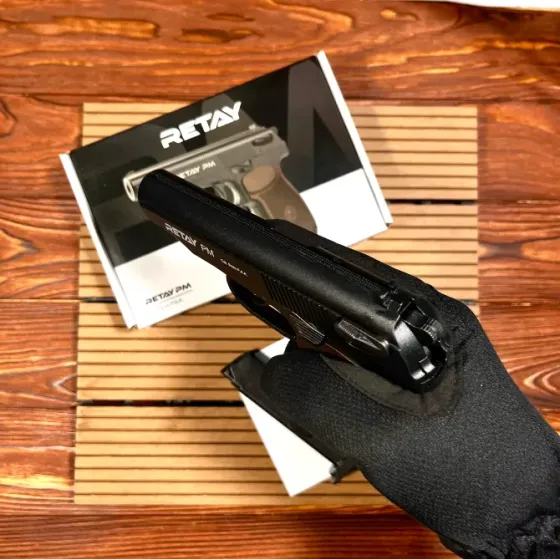 Стартовий пістолет Макарова Retay PM , ПМ під холостий патрон 9мм, Шумовий, Сигнальний Київ