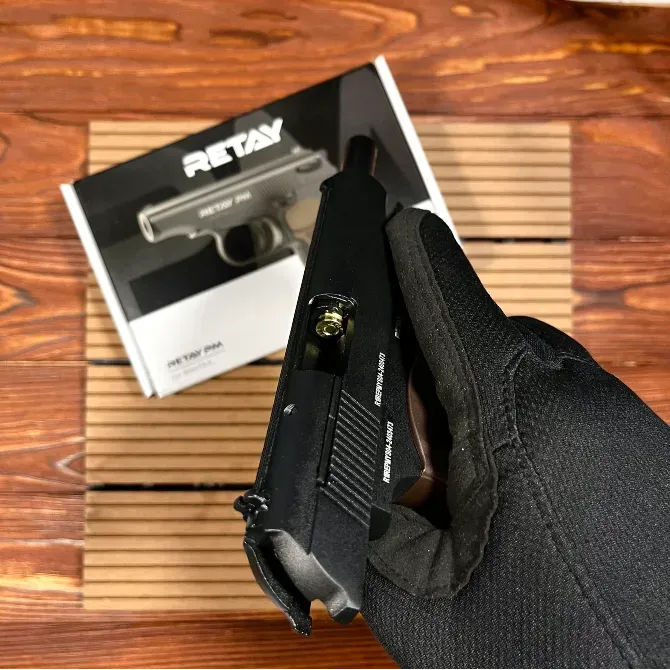 Стартовий пістолет Макарова Retay PM , ПМ під холостий патрон 9мм, Шумовий, Сигнальний Київ - фото 7