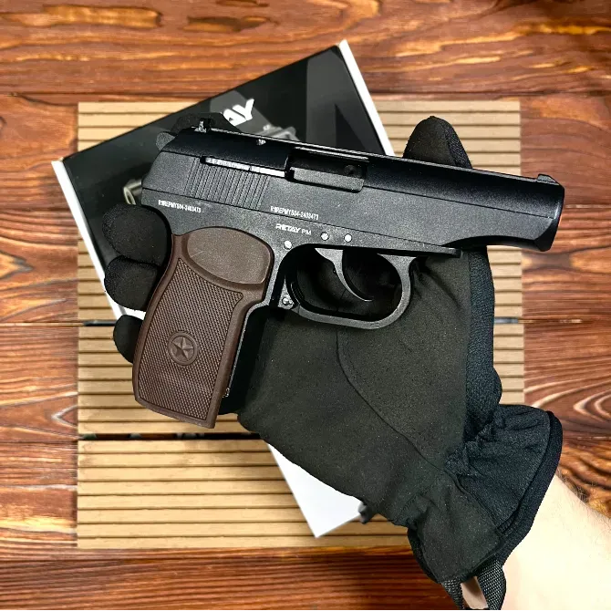 Стартовий пістолет Макарова Retay PM , ПМ під холостий патрон 9мм, Шумовий, Сигнальний Київ - фото 3