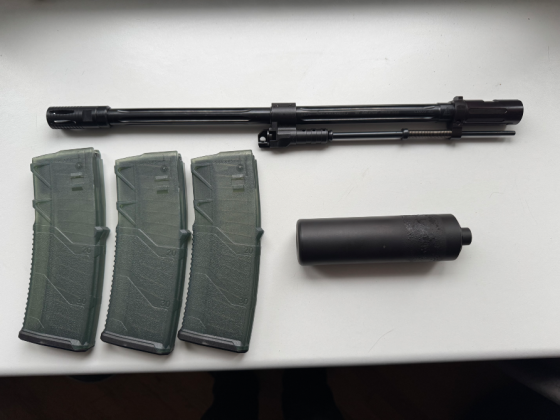 Карабін GROT S10/16 FB-M1 кал .223 Rem з додатковим стволом і саундмодератором Ase Utra Київ