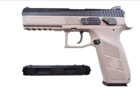 Пістолет пневматичний ASG CZ P-09 Black/FDE Blowback 4.5 мм (CO2, BB) Київ
