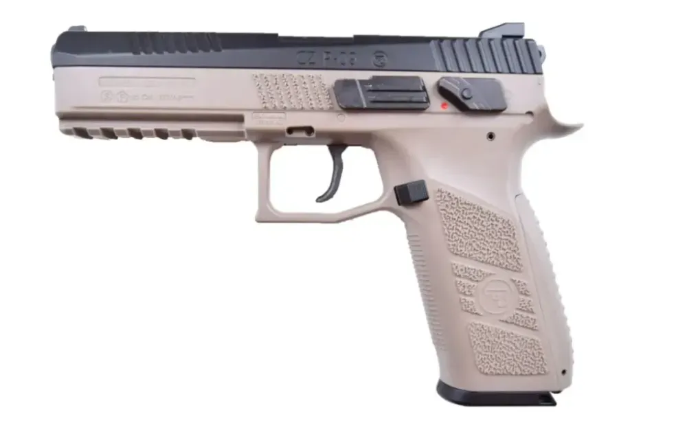 Пістолет пневматичний ASG CZ P-09 Black/FDE Blowback 4.5 мм (CO2, BB) Київ - фото 3