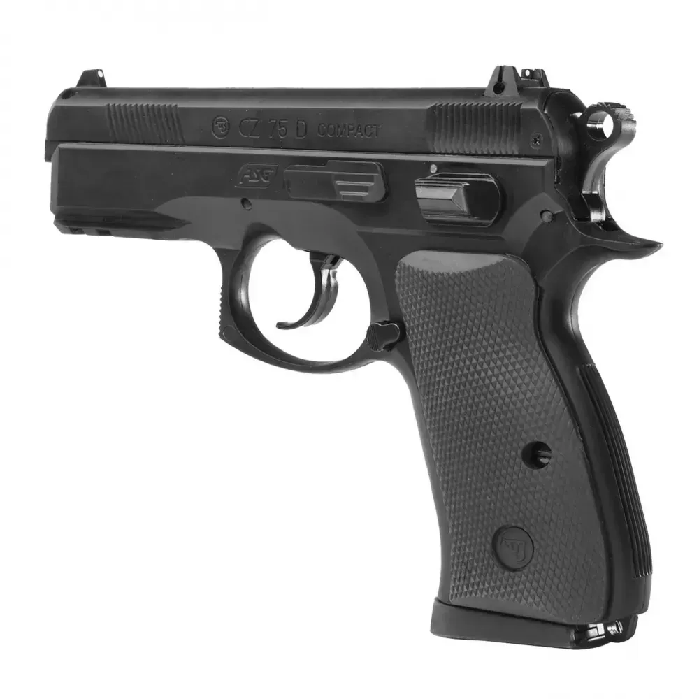 Пістолет пневматичний ASG CZ 75D Compact 4.5 мм (CO2, BB) Івано-Франківськ - фото 5