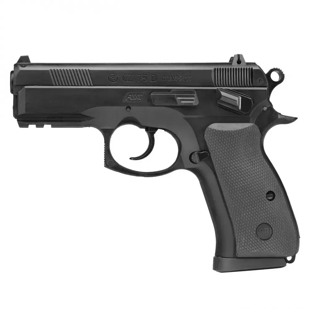 Пістолет пневматичний ASG CZ 75D Compact 4.5 мм (CO2, BB) Івано-Франківськ - фото 2
