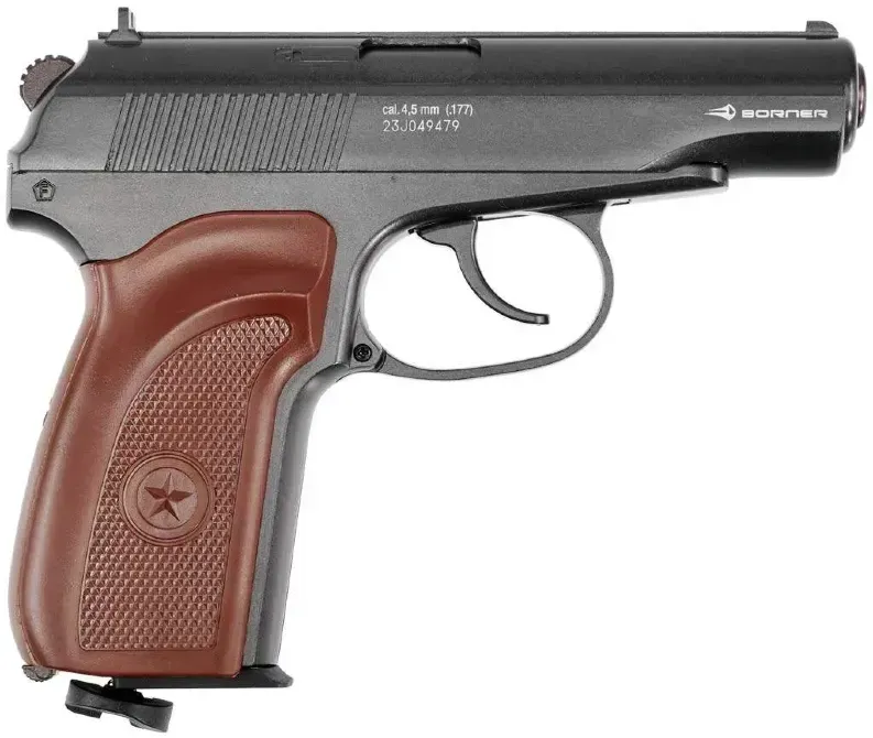 Пневматичний пістолет Макарова, Borner PM-49 Blowback, 4.5мм Полтава - фото 3