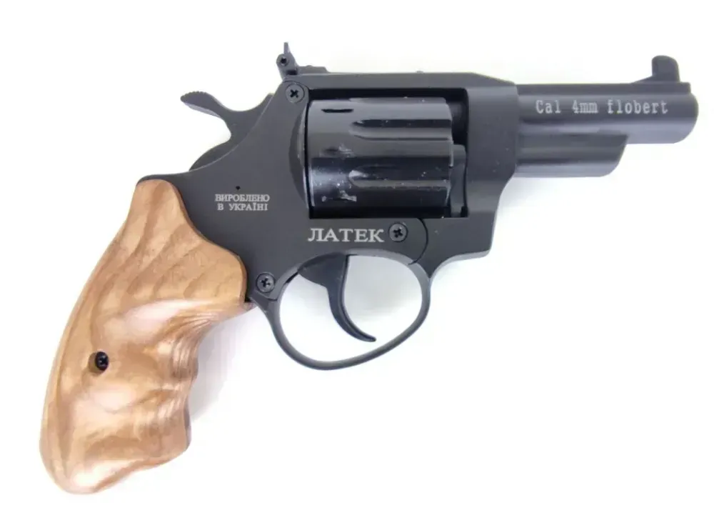 Револьвер под патрон Флобера Safari РФ 431 М (Бук) Днепр - изображение 1