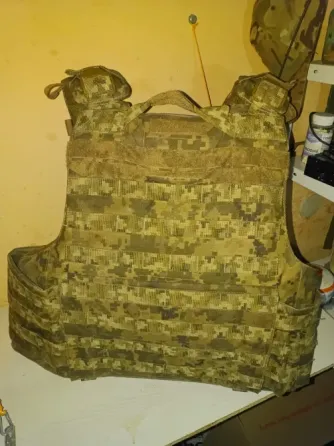 Плитоноска IBV с увеличенной площадью защиты ММ-14 + баллистические пакеты 2 класса защиты Киев