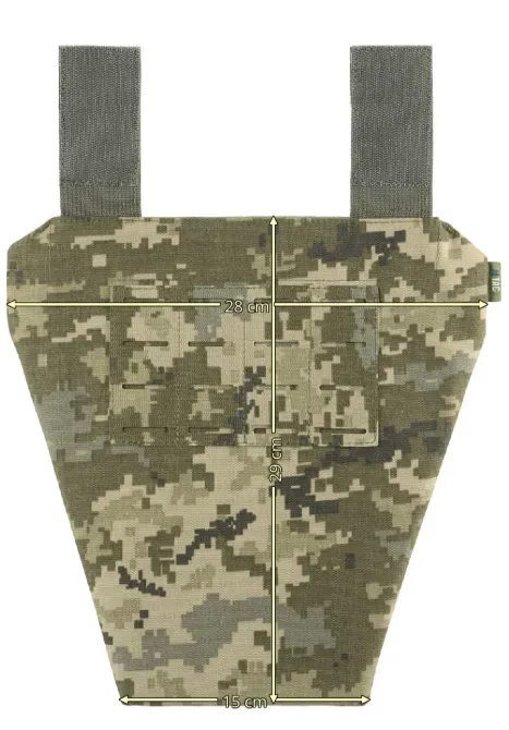 M-Tac фартух протиуламковий з балістичним пакетом 1 клас (FMS) Laser Cut MM14 Ивано-Франковск - изображение 3