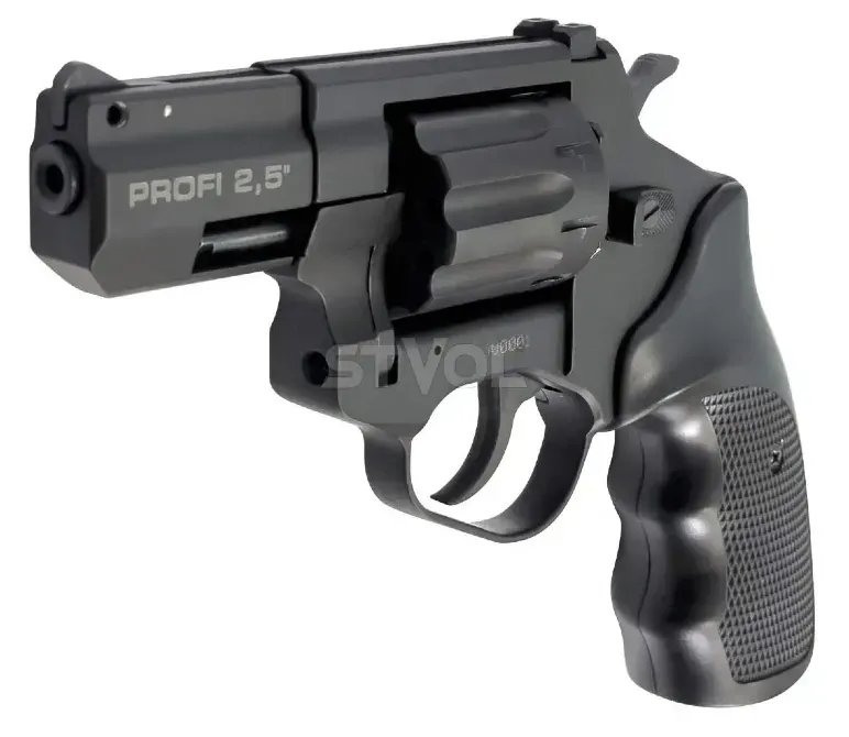 Револьвер під патрон флобера PROFI-2.5" чорний/пластик кал. 4мм Вінниця - фото 3