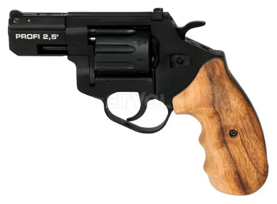 Револьвер под патрон флобера "PROFI-2, 5" черн/бук Одеса