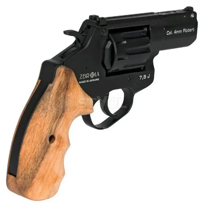 Револьвер под патрон флобера "PROFI-2, 5" черн/бук Одеса - фото 4