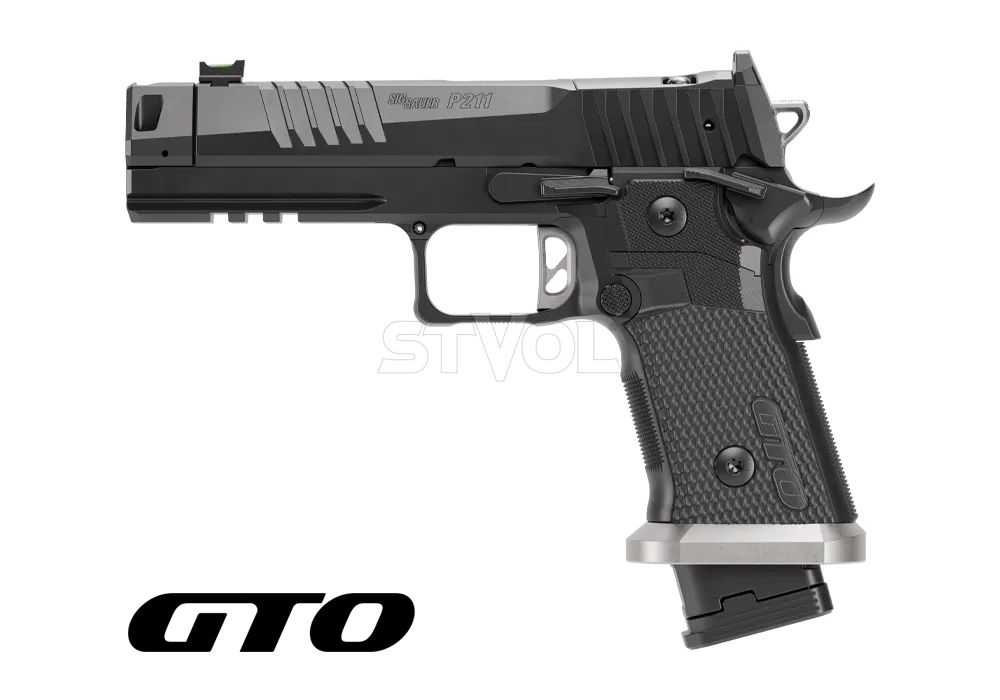 Пістолет спортивний Sig Sauer P211-GTO 9MM, 4.4IN, BLK, ALLOY, COMP, (2) 21RD (1) 23 RD MAG, MAGWELL Вінниця - фото 1