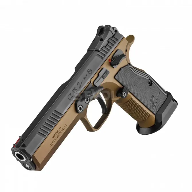 Пістолет спортивний CZ TS 2 DEEP BRONZE 9x19 М'який кейс