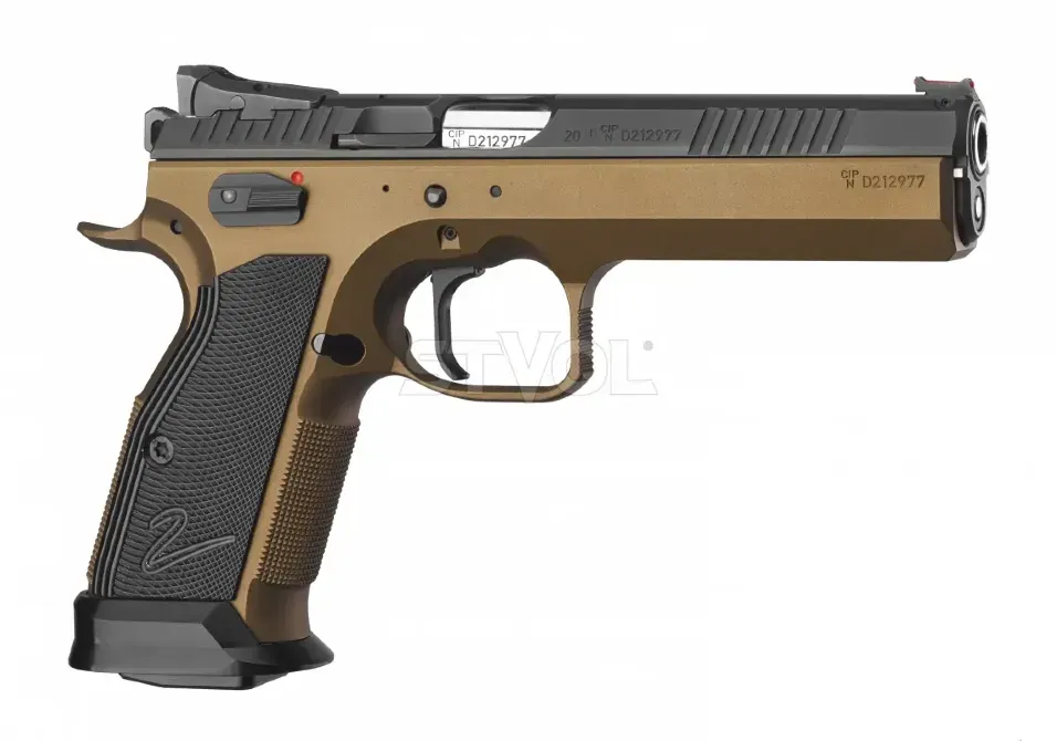 Пістолет спортивний CZ TS 2 DEEP BRONZE 9x19 М'який кейс Київ - фото 3
