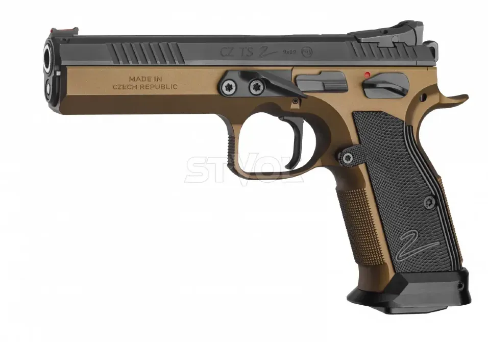 Пістолет спортивний CZ TS 2 DEEP BRONZE 9x19 М'який кейс Київ - фото 1