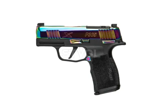Пістолет спортивний Sig Sauer P365X 9MM, 3.1IN, RAINBOW & BLK, (2) 12RD STEEL MAG, MS, OR Миколаїв