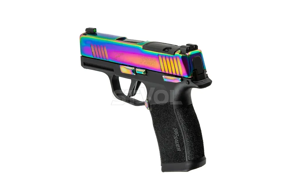 Пістолет спортивний Sig Sauer P365X 9MM, 3.1IN, RAINBOW & BLK, (2) 12RD STEEL MAG, MS, OR Миколаїв - фото 4
