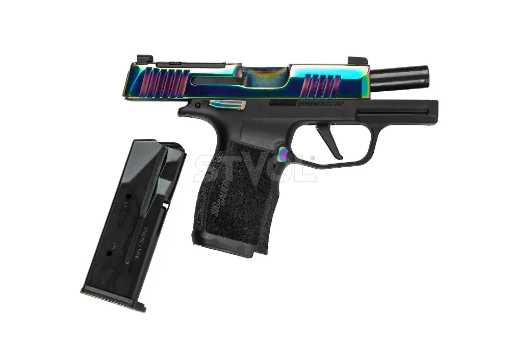 Пістолет спортивний Sig Sauer P365X 9MM, 3.1IN, RAINBOW & BLK, (2) 12RD STEEL MAG, MS, OR Миколаїв - фото 6