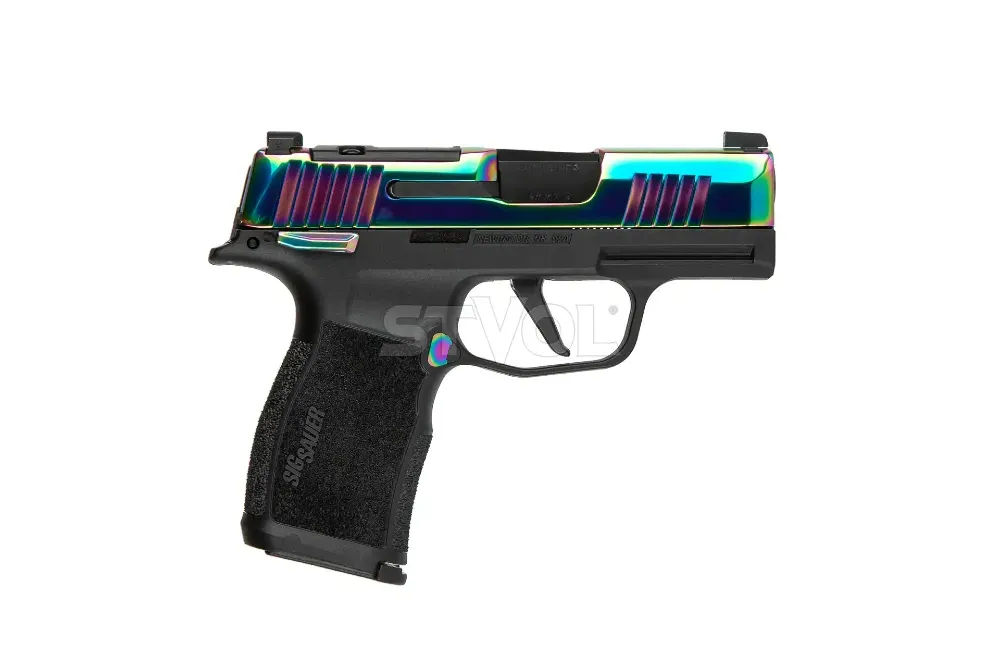 Пістолет спортивний Sig Sauer P365X 9MM, 3.1IN, RAINBOW & BLK, (2) 12RD STEEL MAG, MS, OR Миколаїв - фото 2