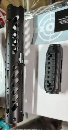 Комплект з прикладом складним "TIHON "Цевьё и Накладка на газовую трубку для АК-74, АКМ Львів