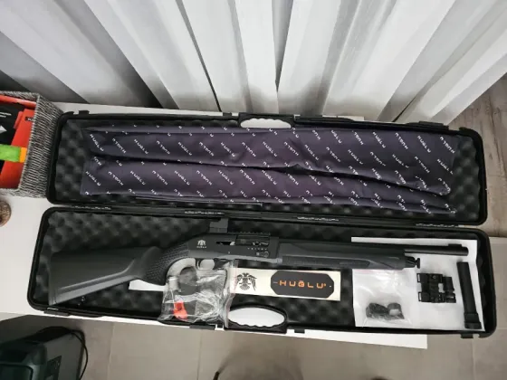 Гладкоствольна рушниця Huglu TR Veyron Black Tactic Synthetic 12/47 см Одеса