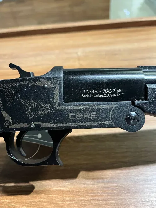 Рушниця одноствольна Core SB-PB к.12, 76см, з курком Чорний Рівне - фото 4