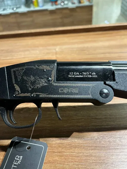 Рушниця одноствольна Core SB-PBG к.12, 71см, без курка Чорний Рівне - фото 4