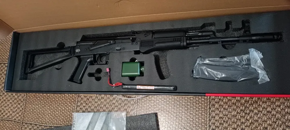 Страйкбольный автомат АКС-74 E&L новый Дніпро - фото 1