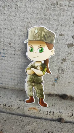 Наклейки "Веселі Вояки" набір з 26 штук Харків