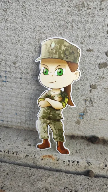 Наклейки "Веселі Вояки" набір з 26 штук Харків - фото 6