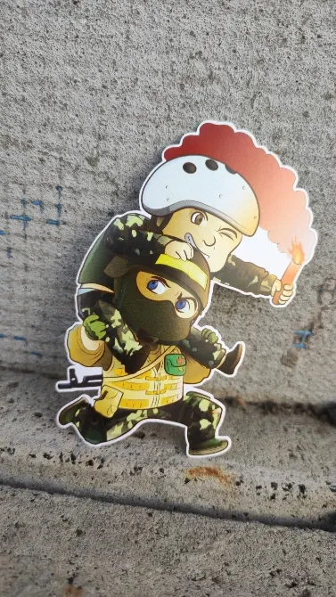 Наклейки "Веселі Вояки" набір з 26 штук Харків - фото 8