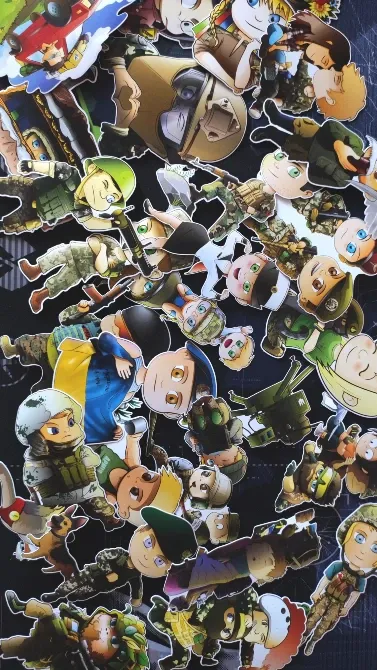 Наклейки "Веселі Вояки" набір з 26 штук Харків - фото 1