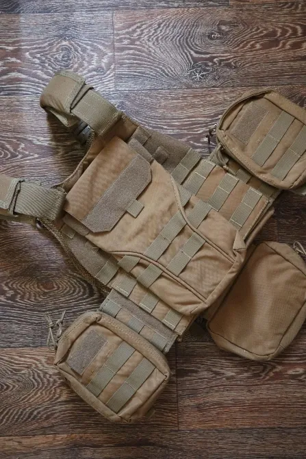 Плитоноска з підсумками (без плит) Tan Харків - фото 2